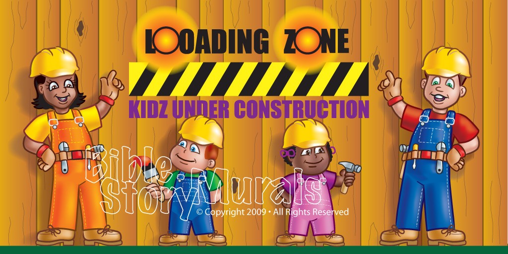 Childrens Ministry Wall Murals for Churches, Preschools and Nurserys