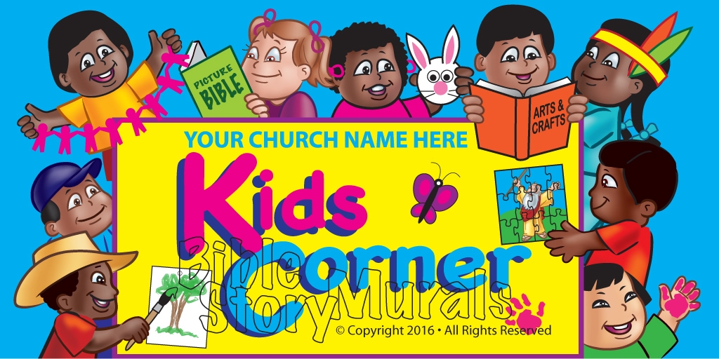 Childrens Ministry Wall Murals for Churches, Preschools and Nurserys Bible Story Murals