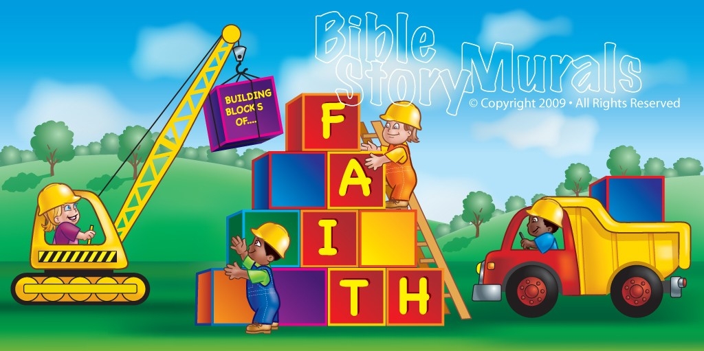 Childrens Ministry Wall Murals for Churches, Preschools and Nurserys