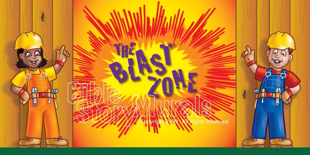 Childrens Ministry Wall Murals for Churches, Preschools and Nurserys Bible Story Murals