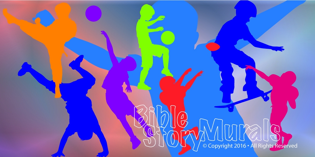 Childrens Ministry Wall Murals for Churches, Preschools and Nurserys Bible Story Murals